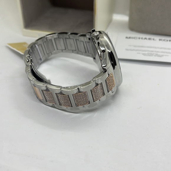 Brand New Michael Kors Diamond series Unisex Watch MK7098 silver - Picture 9 of 14